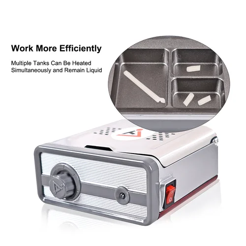 SYJH-olla calentadora de cera Dental, macetas de fusión de cera con 3 ranuras, dispositivo de fusión de cera, técnico de odontología, equipo de laboratorio Dental