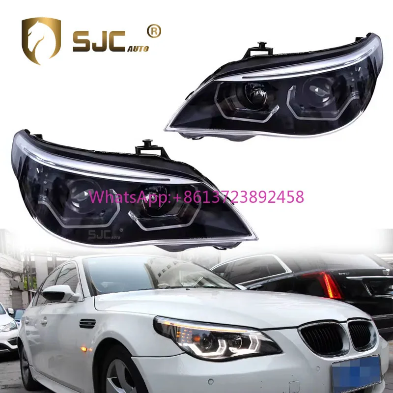 

Car Accessories for BMW 5 Series E60 2003-2010 LED Headlights M5 Angel Eyes Daytime Running Lights Turn Signal Lights