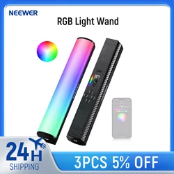 NEEWER RGB Light Wand with APP Control Magnetic Handheld Photography Video Light Stick 2500K~8500K Full Color LED Tube Bar