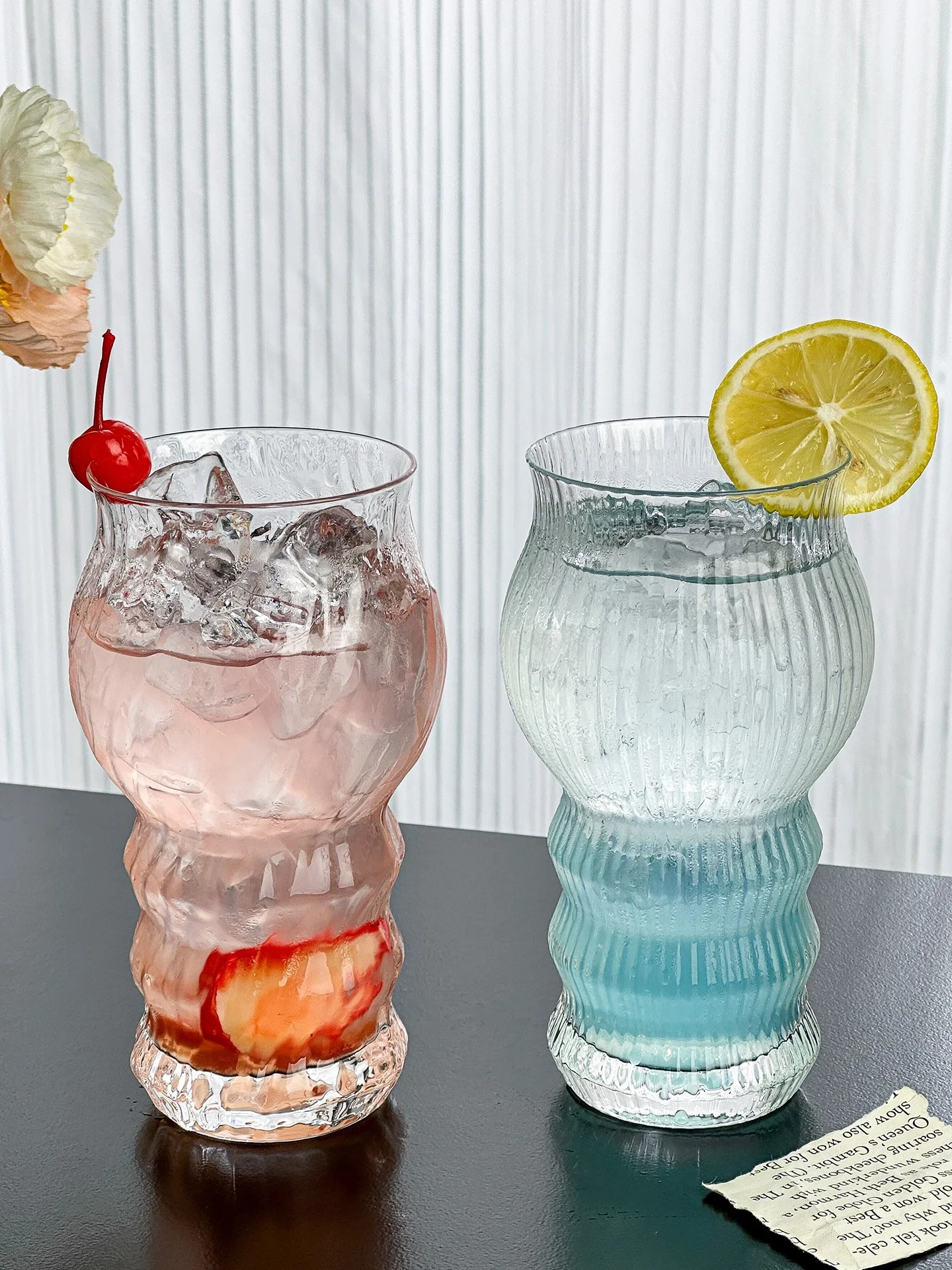 Innovative Bubble Water Cup Creative Beer Glass Drink Cup High Aesthetic Value Home Coffee Cup Simple Style Mold Pressing Glass