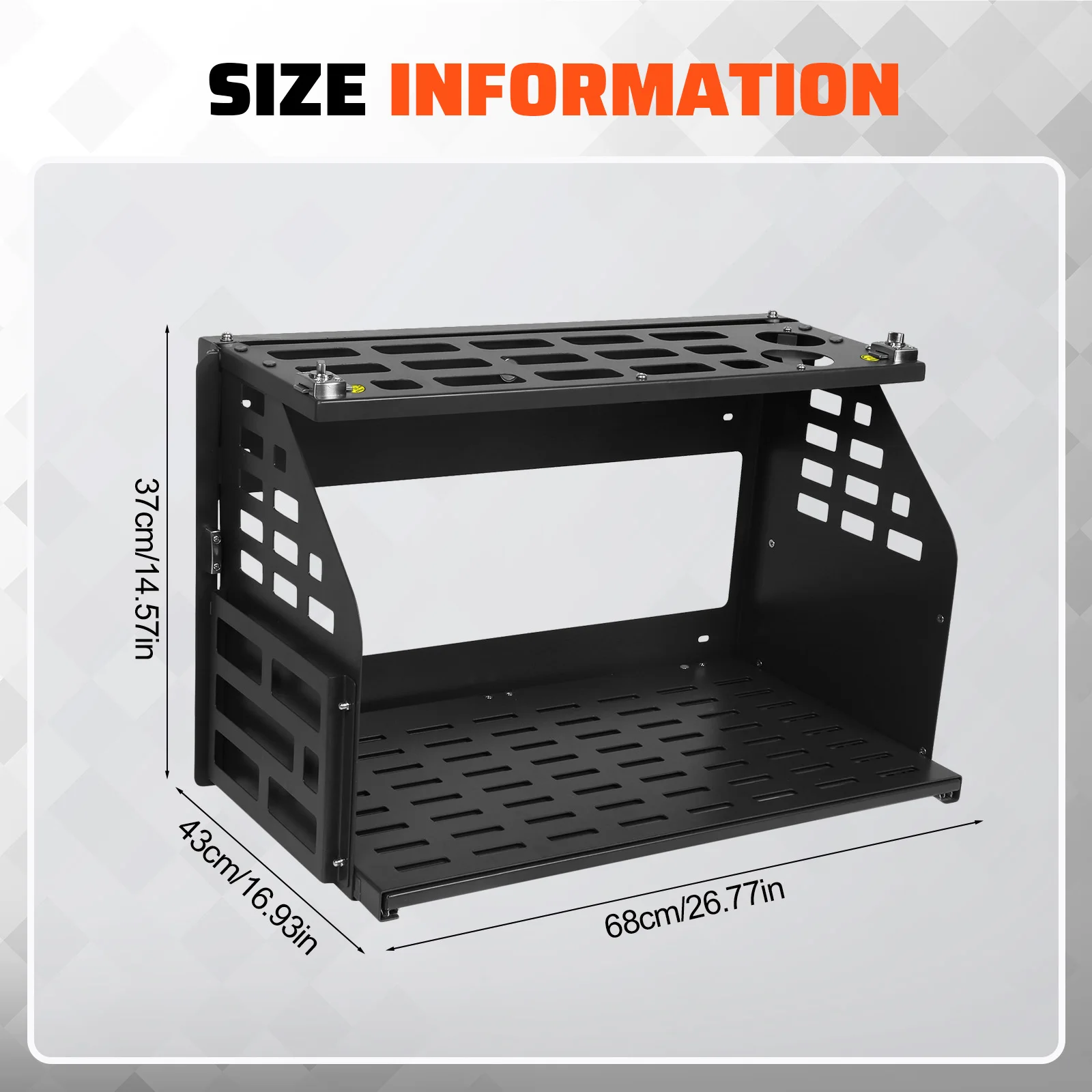 

For Ford Bronco 21-24 Off-Road Tailgate Storage Rack Multi-Purpose Auto Camping Picnic Rack Wear Resist Rear Door Tailgate Table