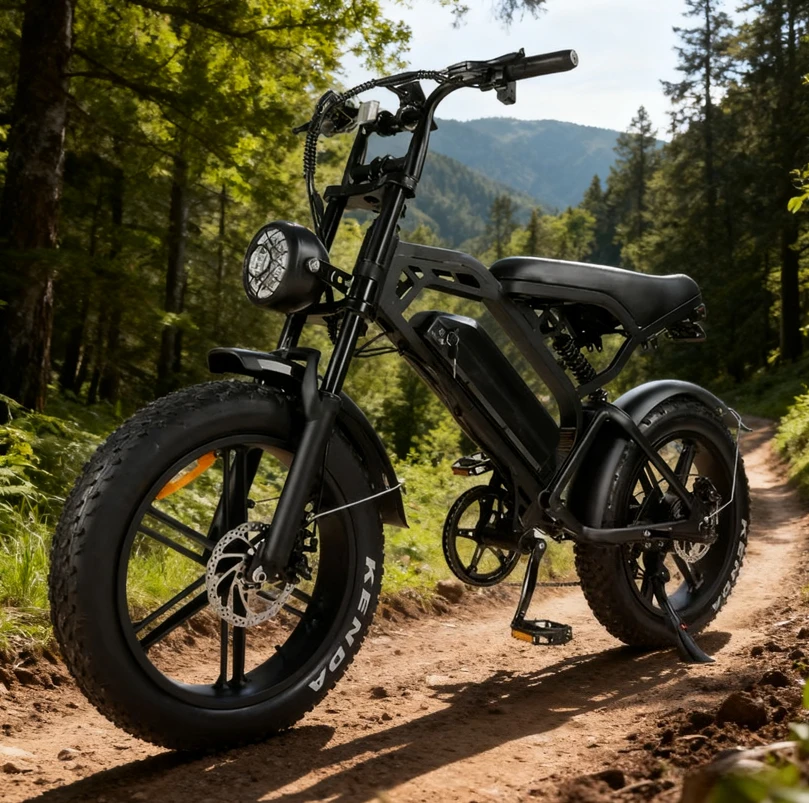 V20 PRO 1000W Motor China and Australia Stock Electric Bicycle 48V 15AH Battery Hydraulic Brake Dual Suspension Bicycle