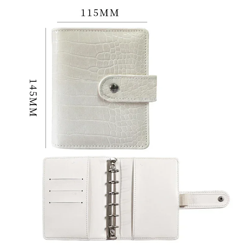 Budget Planner 2024 Cash Envelope Savings Money 6 Holes Binder for Financial Management A7 Loose-leaf Notebook Binder Housing