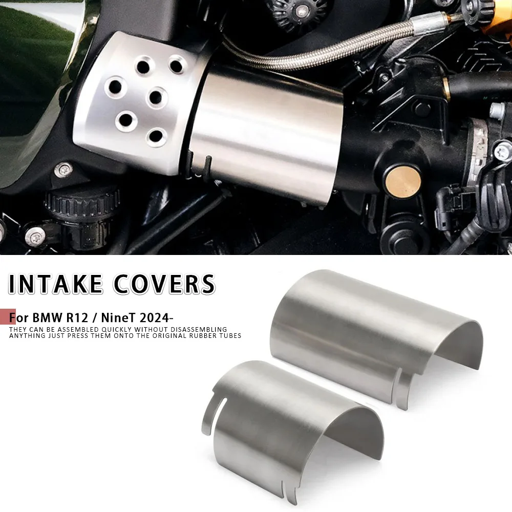 

Stainless Steel Air Intake Covers Fairing Decoration Guard New Motorcycle Accessories Fit For BMW R12 NineT NINET R 12 2024 2025