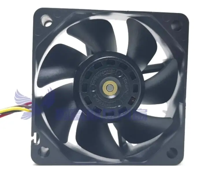 SANYO DENKI 9S0612P4H17 DC 12V 0.14A 60x60x25mm 4-Wire Server Cooling Fan