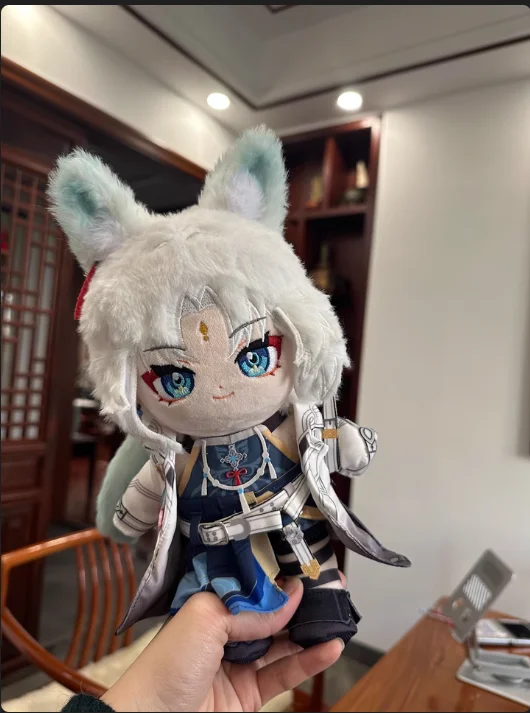 

Игра Honkai: Star Rail Feixiao, мягкая плюшевая кукла для косплея, платье для тела, хлопковые плюшевые игрушки, фигурки, подарок 20 см