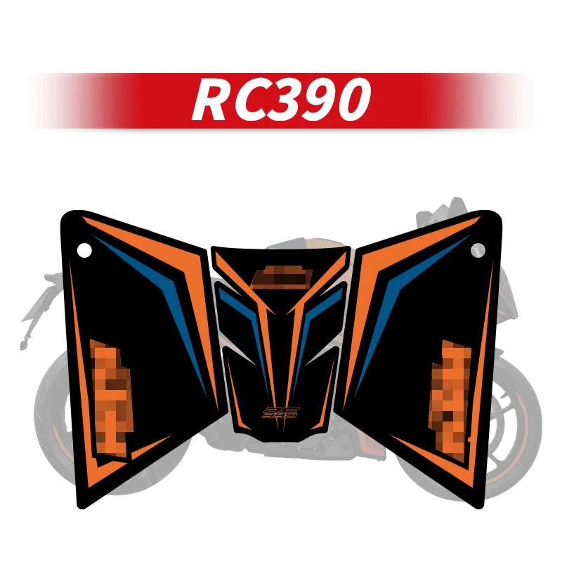 

Used For KTM RC390 Motorcycle Fuel Tank Protection Decoration Pad Stickers Kits Of Bike Abrasion Resistant Decals