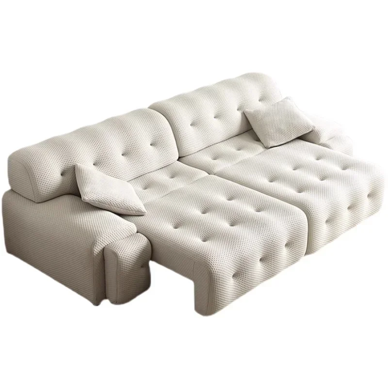 Variable bed fabric sofa modern minimalist functional sofa small apartment sofa extension
