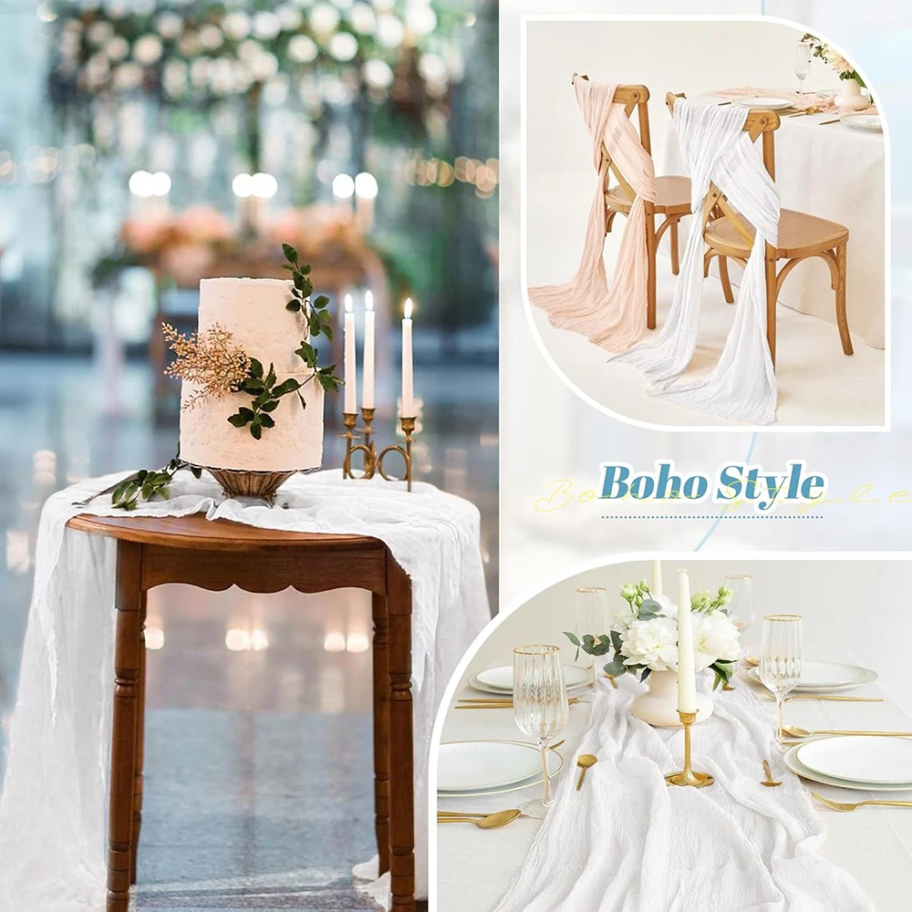 Camino de mesa de tela de ques - Wedding Supply Rentals reseña y precio