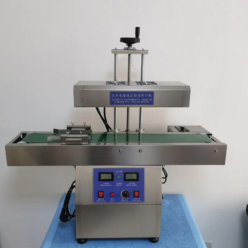 PBOBP Benchtop Electric Capping Sealing Machine for Screw Closure Threaded Cap Metal Lid Plastic Bottle Jar Container