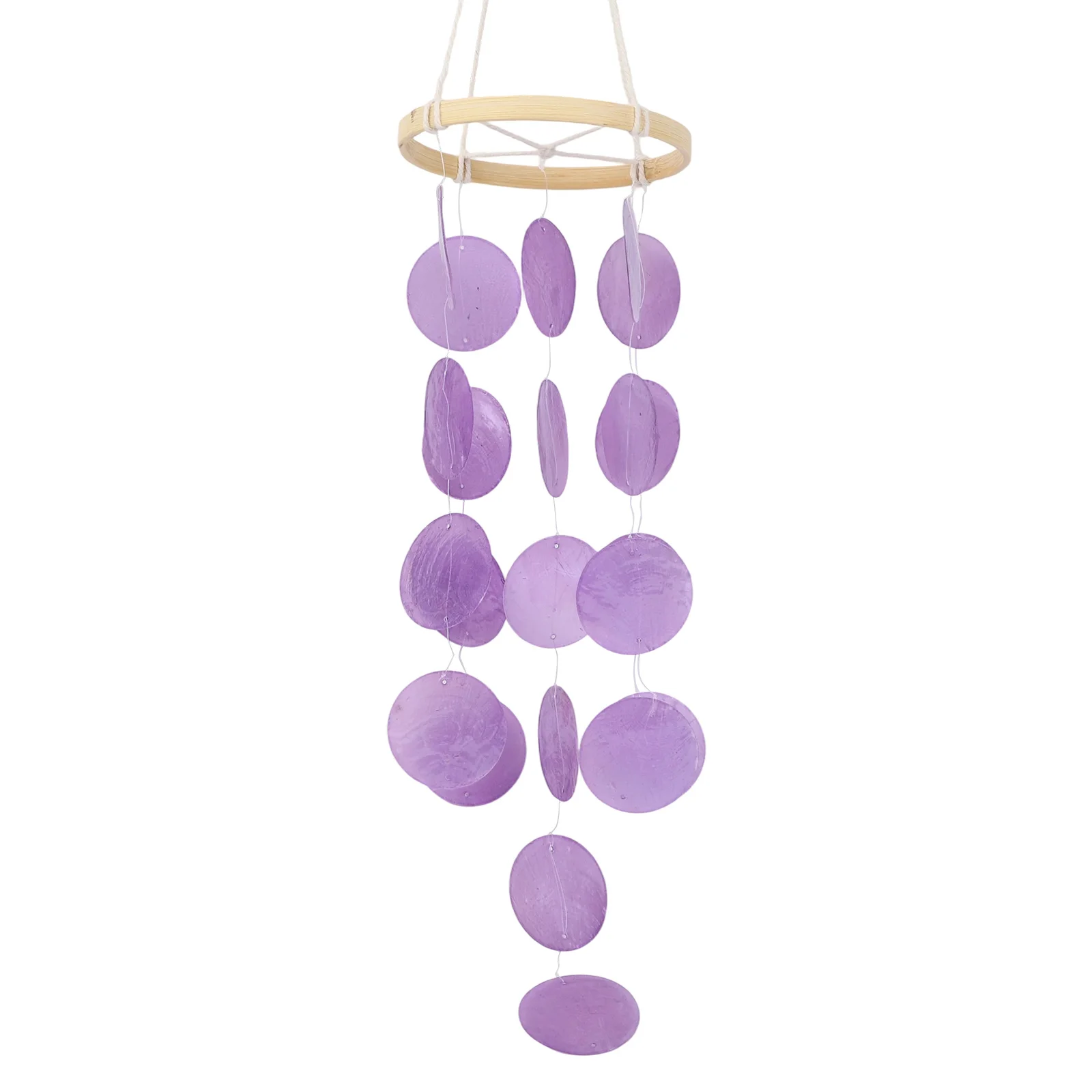 Decorative Shell Wind Chimes for Garden Hanging Natural Shells Producing Melodic Tones to Create Peaceful and Inviting Spaces