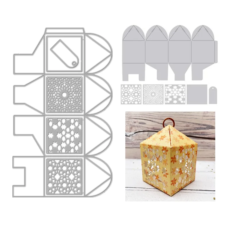 Metal Cutting Dies Scrapbooking 2022 New Paper Making The Moroccan Mini Lamp Die Set Embossing Frame Card Craft No Stamps