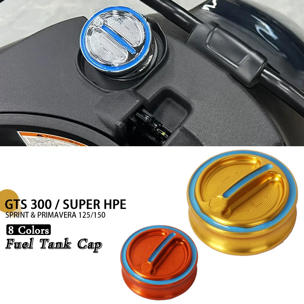 

Motorcycle Rotundity Fuel Gas Tank Decorative Oil Cap With Logo For Vespa Primavera Sprint 125 150 GTS300 GTS 300 Super HPE