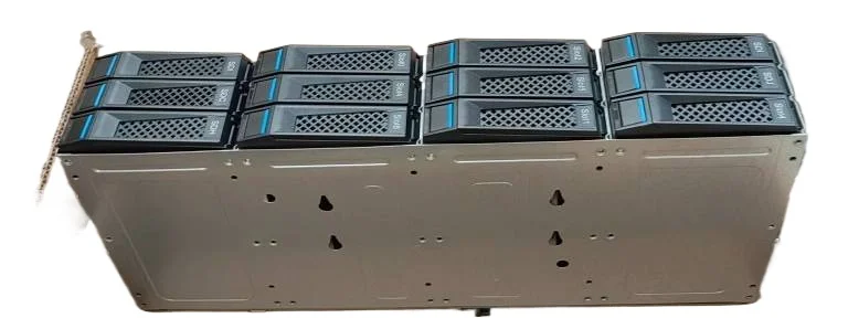 12-bit hard disk cage, supports hot-swappable sas SATA hard disk, with expansion chip