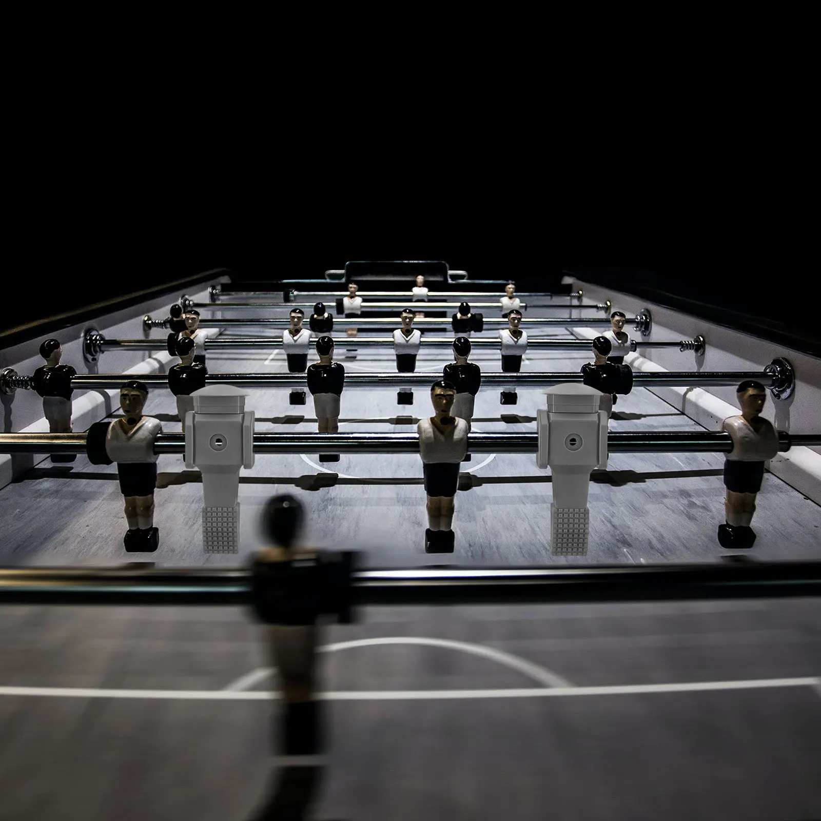 

4pcs Foosball Players Replacement Soccer Men Table Football Accessories Durable Plastic Foosball Figures Parts Statues Mini