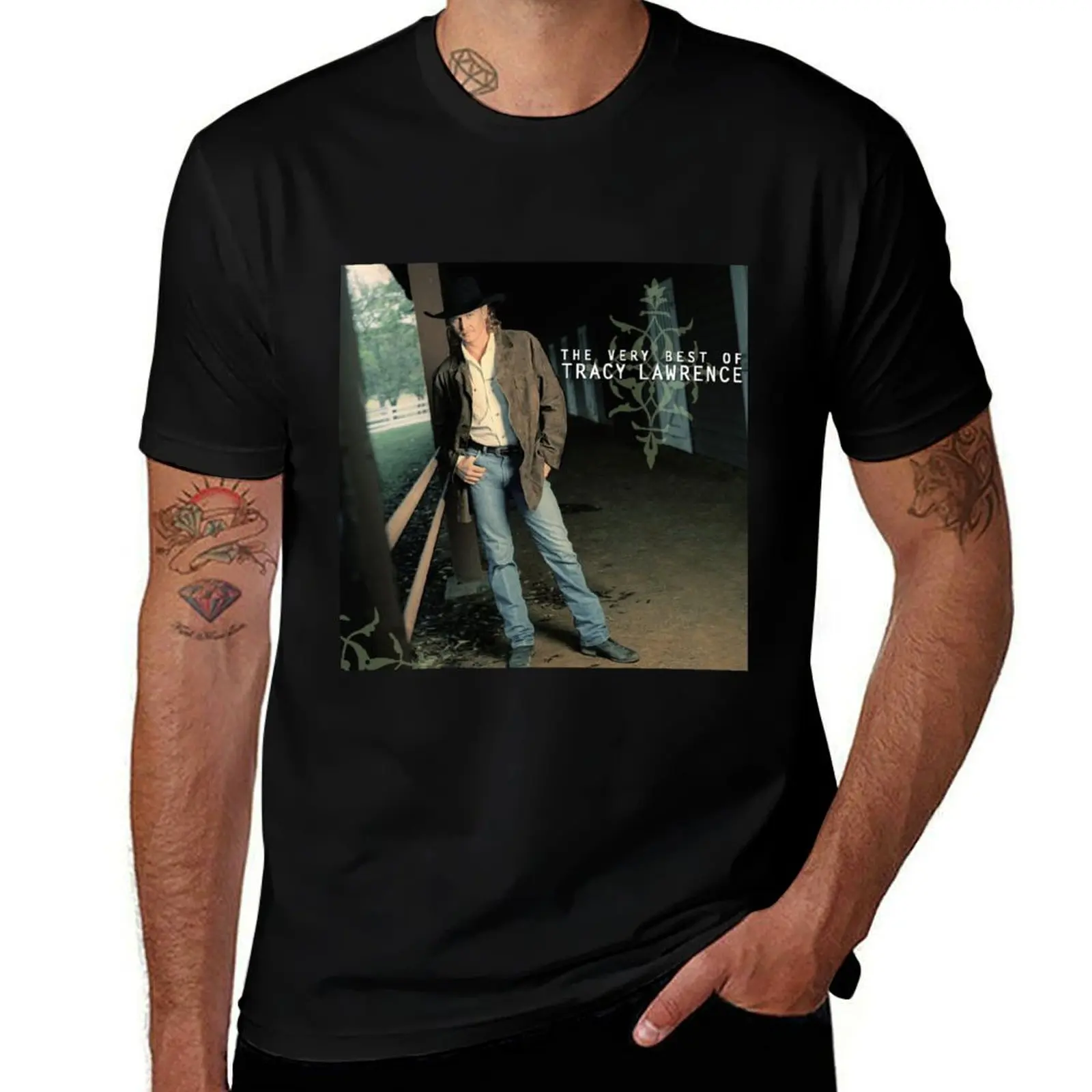 The Very Best Of Tracy Lawrence T-Shirt Urban Casual Loose Fit Tee T-Shirt