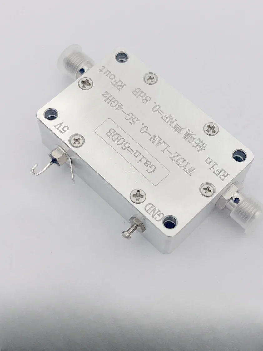 0.5-4 GHz Gain 60dB Low Noise 0.8dB GPS Beidou GLNSS Amplifier