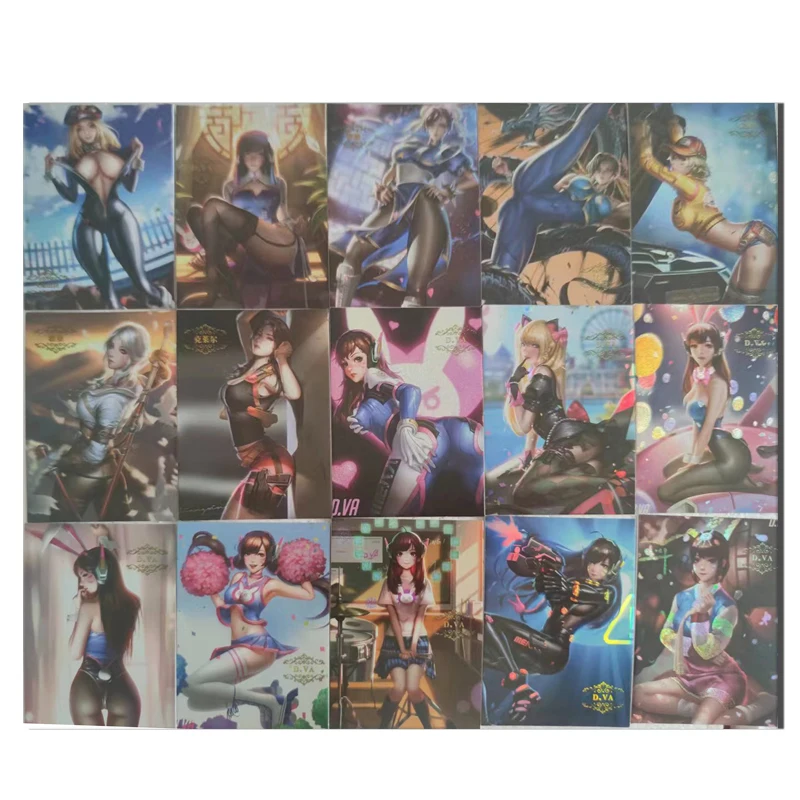 Anime Goddess Story Calder ACG card YoRHa No.2 Type B Ram Tifa Lockhart Chun-Li boy Toy collection Birthday Christmas gifts