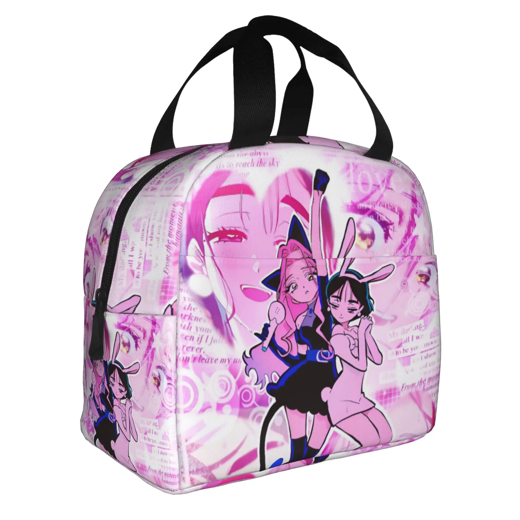 Aliens Stages Resuable Lunch Box for Women Leakproof Popular Comic Cooler Thermal Food Insulated Lunch Bag Office Work