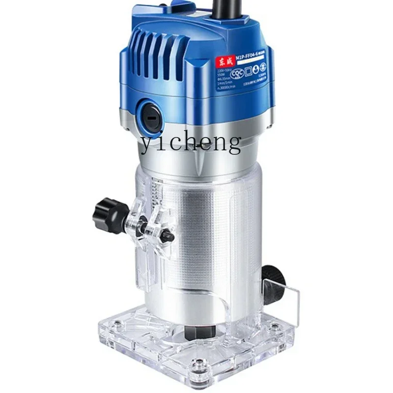 

Dongcheng trimming machine woodworking slotting woodworking trimming machine flip-chip bakelite milling