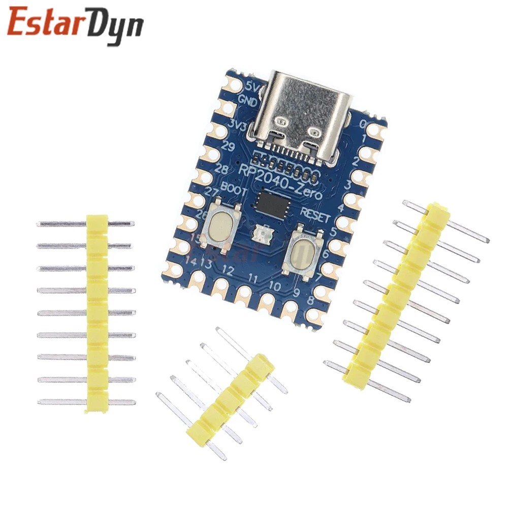Estardyn RP2040-Zero RP2040 for Raspberry Pi Microcontroller PICO Development Board Module Dual-Core 2MB Flash