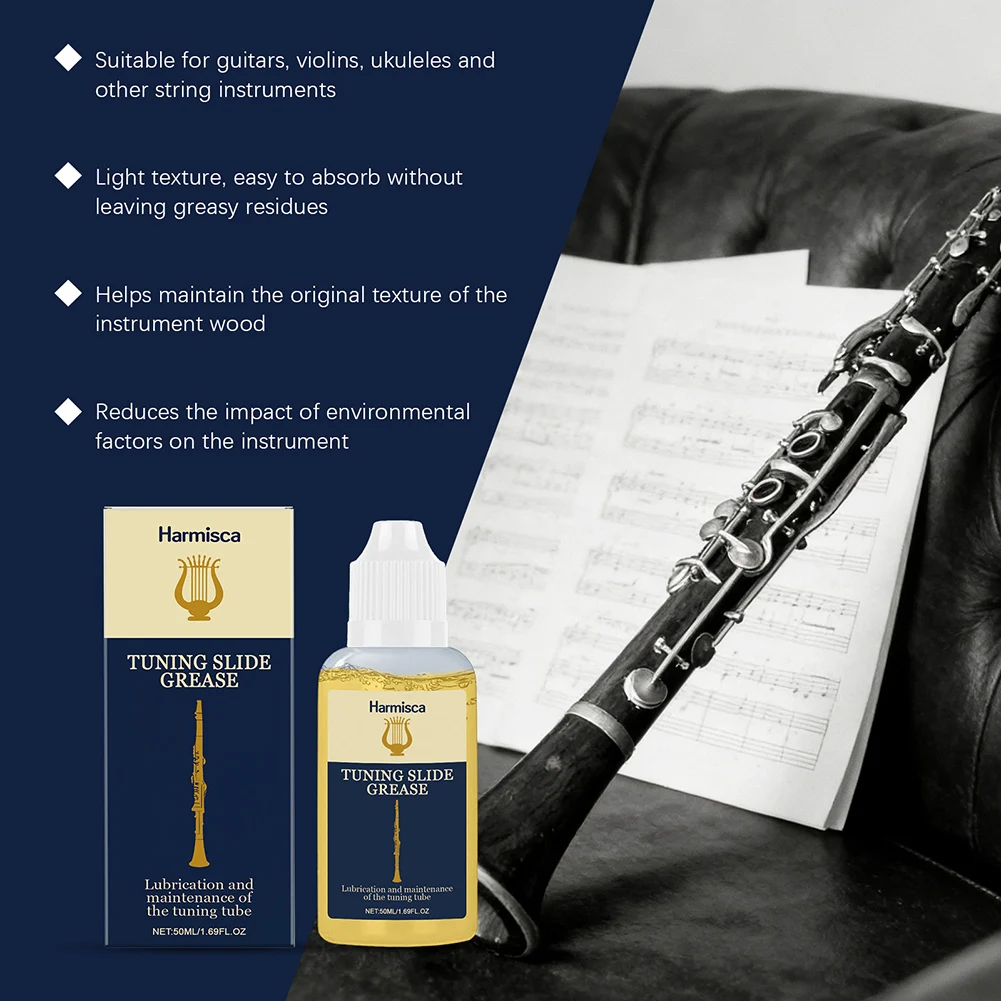 Brass Instrument Maintenance Care Kit Odor-less Clear Safe Formulas Music Conservatory Student Audition
