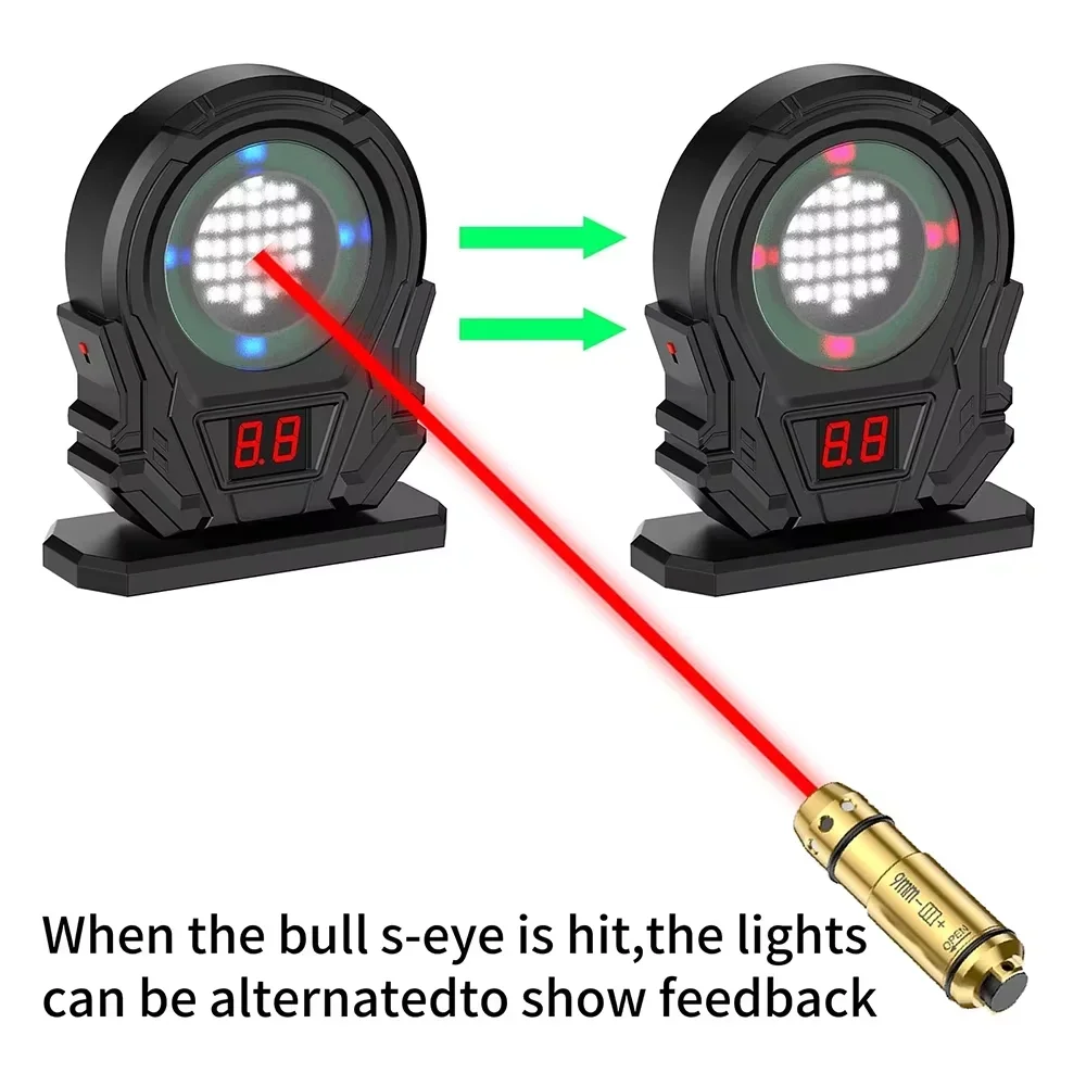 FInfrared Induction Electronic Scoring Laser Target Color Sensitive Shooting Practice With Sound Effects Training Toy Equipment