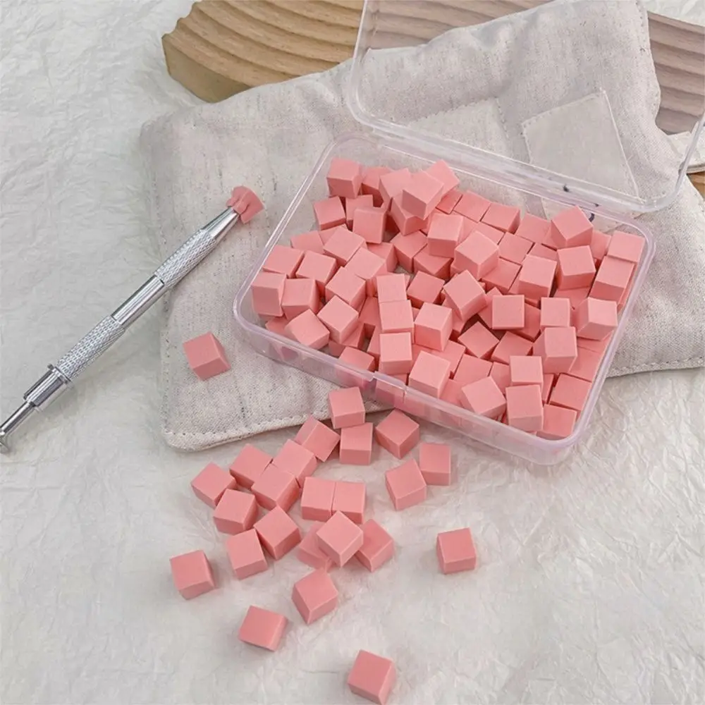 Färben Stempeln Farbverlauf Nagel Schwamm Set Weiche Quadrat DIY Maniküre Make-Up Schwamm Hohe Rebound Nagel Pflege