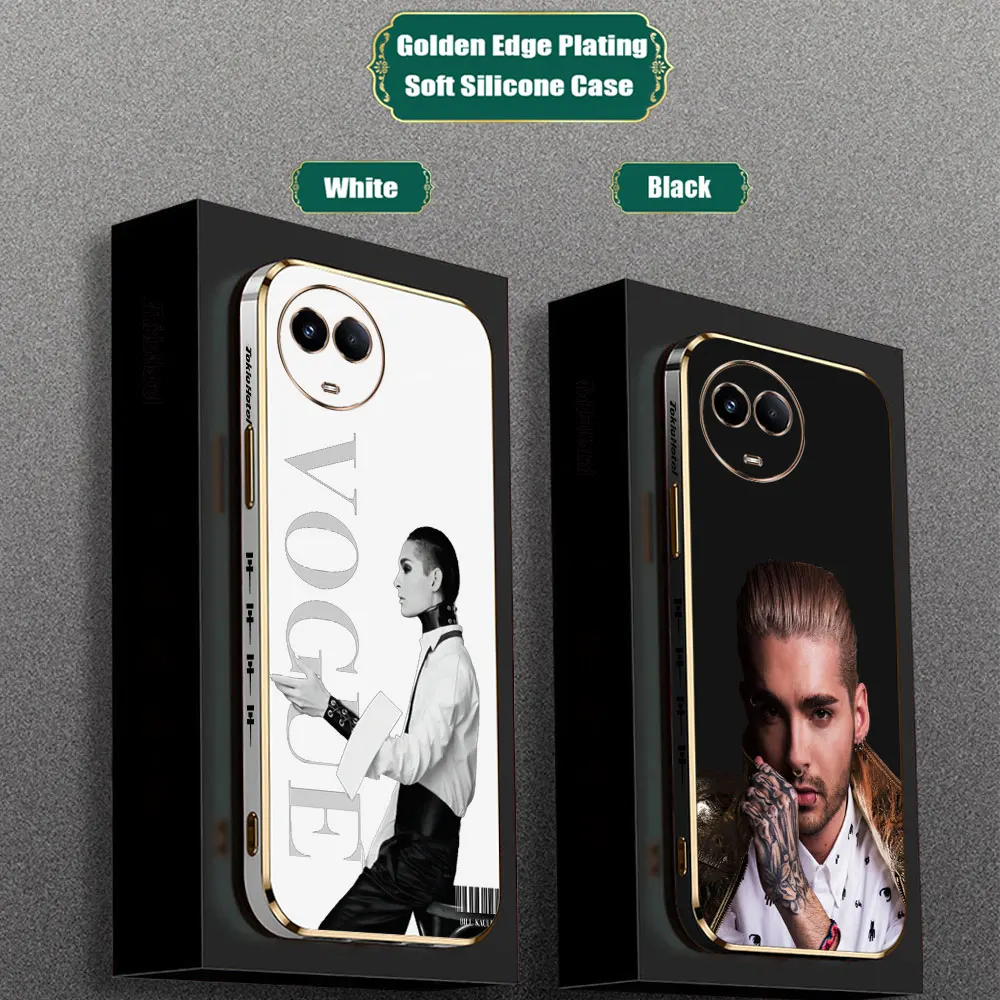 Tokio Hotel Bill Kaulitz Rapper Smooth E-TPU Phone Case For REALME GT 7 8 8I 9 9I 10 11 12 PRO C21Y C33 C35 C53 C55 C63 C65 Case