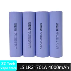 2-20pcs Original LISHEN LS LR2170LA 4000mAh Capacity 21700 Battery 5C Rechargable Lithium Ion Battery 21700 For DIY Battery Pack