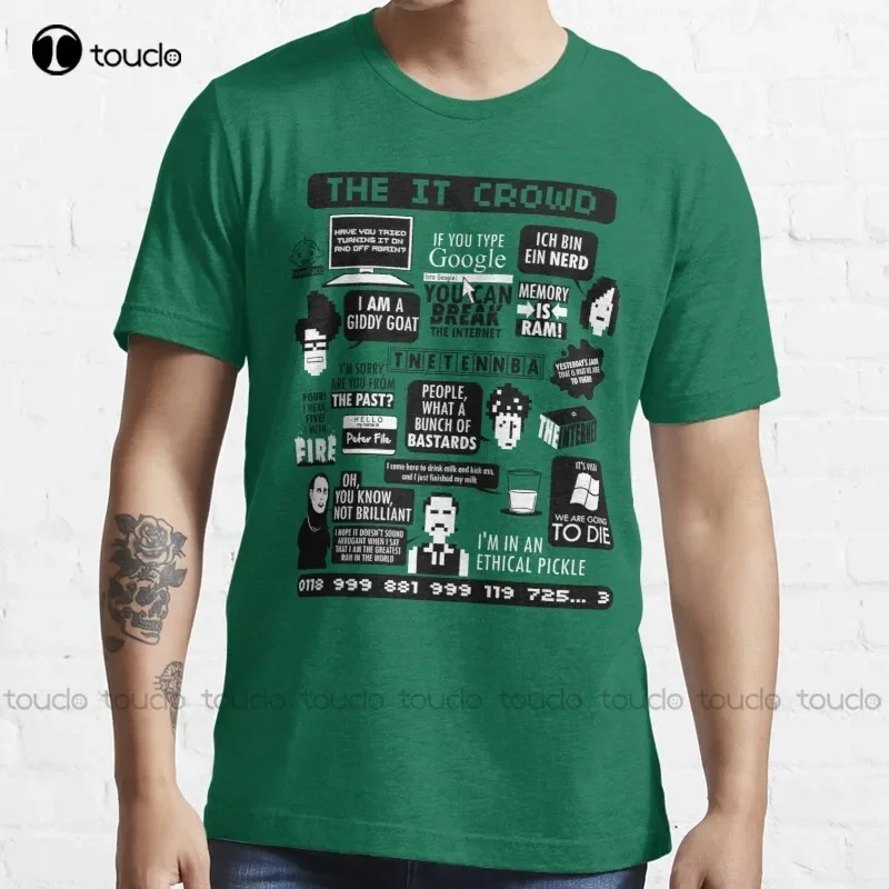 New The It Crowd Quotes T-Shirt Size T Shirts S-5Xl Cotton Tee Shirt