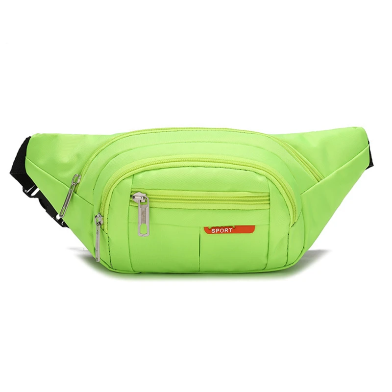 1PC Chest Bag Nylon Waist Men Belt Colorful Bum Travel Purse Phone Pouch Pocket Fashion Shoulder