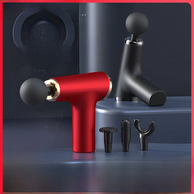 

New Portable Fitn Massager Gun Muscle Relaxation Cross-Border Home Use High Power 3.0W Battery Capaci 2000mAh