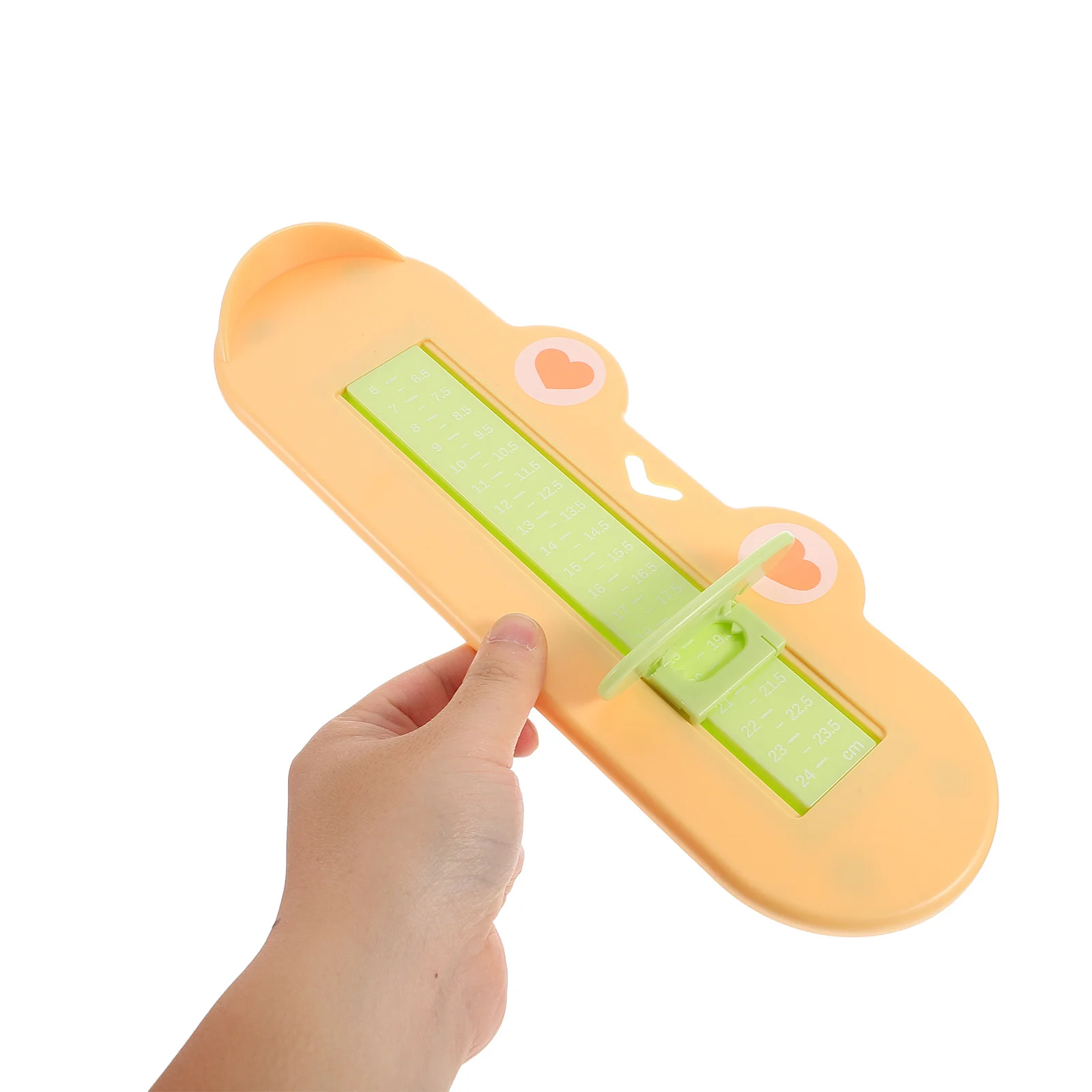 Foot Measuring Device for Home Use Precision Shoe Sizer Tool Measures Internal Shoe Length Universal Fit for Sandals
