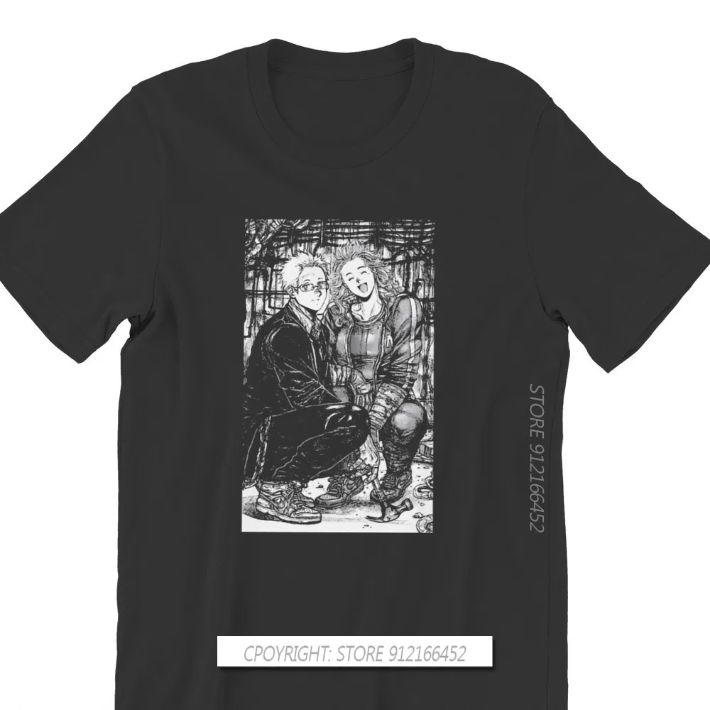 Shin And Noi Man's TShirt Dorohedoro Caiman Nikaido Manga Anime Crew Neck Casual Fabric T Shirt Humor Birthday Gifts