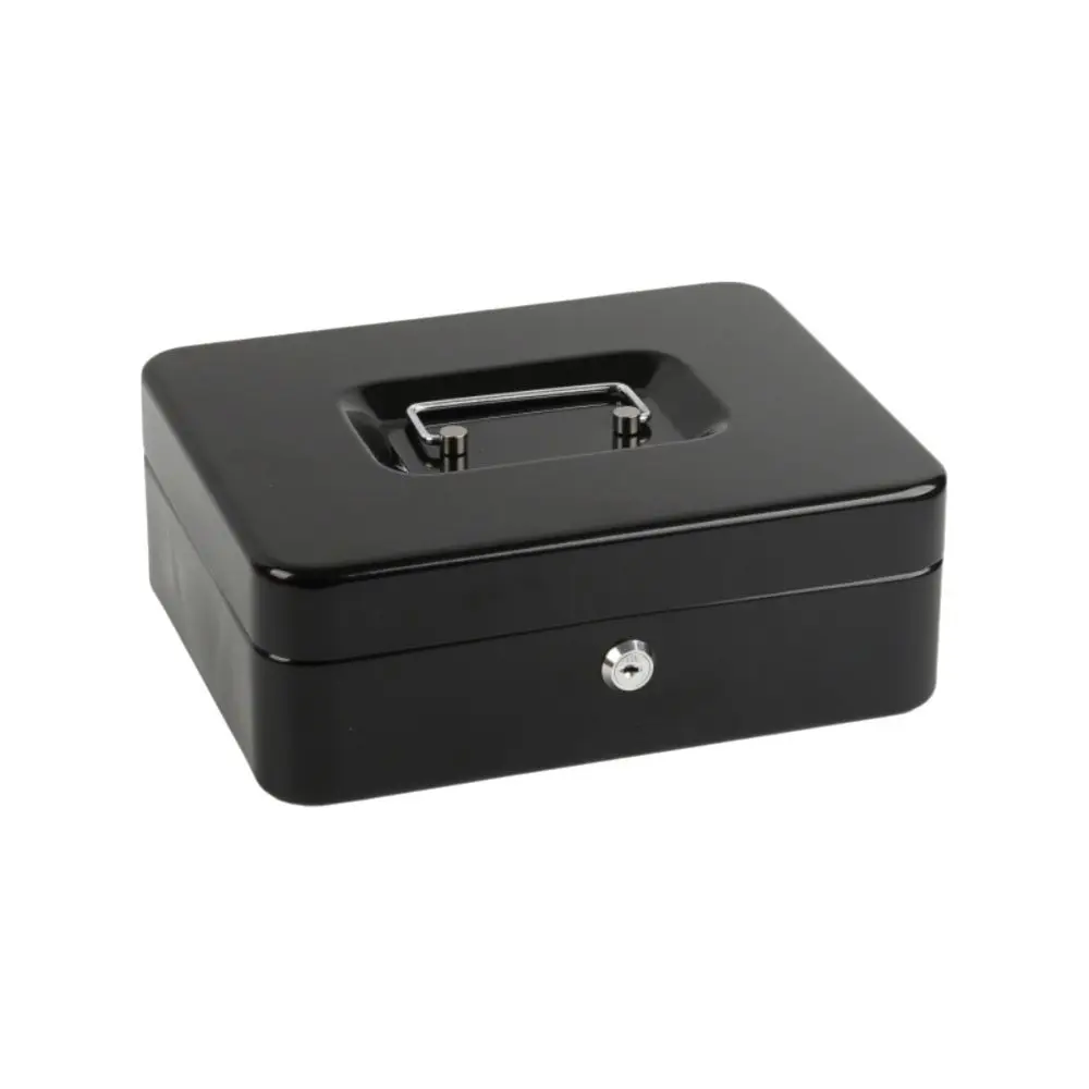 Mini Size Portable Key Safe Sturdy Construction Key Lock Lockable Coin Box with Key Creative Style Metal Money Box Cash Saving