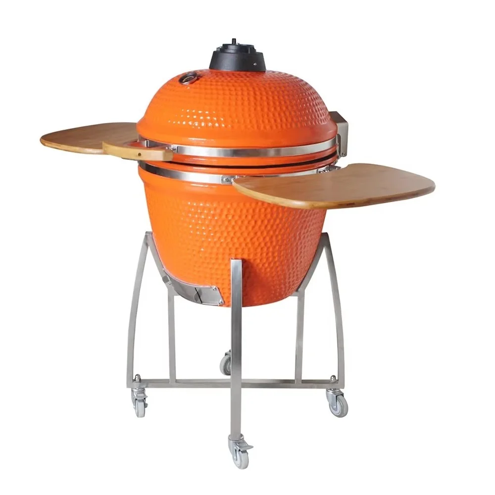 

Auplex KAMADO Очень большой 23-дюймовый керамический гриль-барбекю для курильщика, угольный гриль, барбекю XL, большие грили Kamado