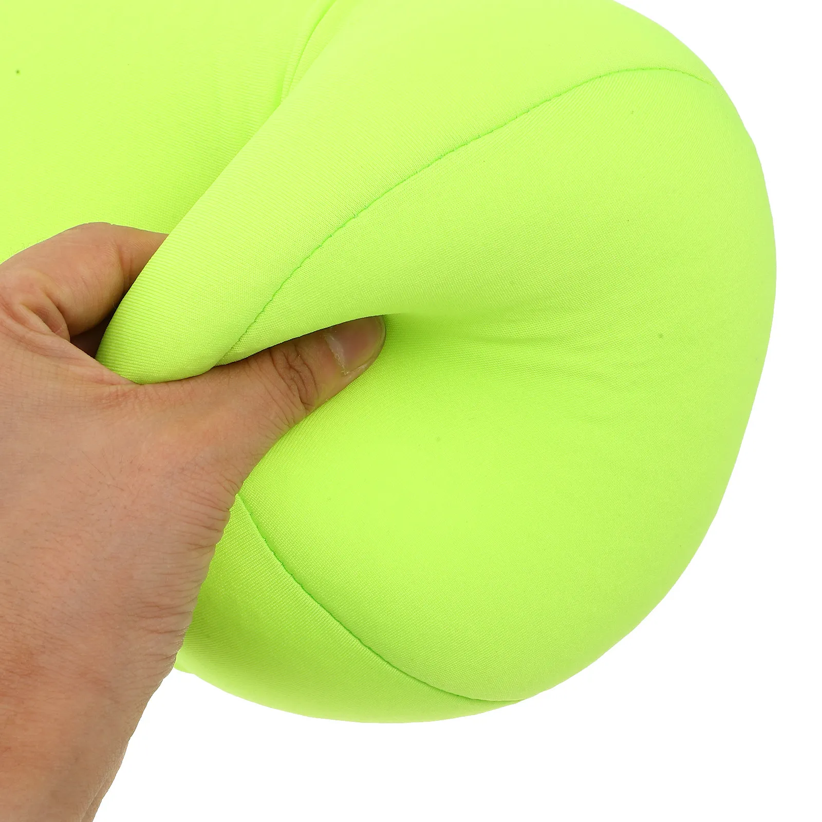 Microbead Bolster Tube Pillow Soft Green Ergonomic Neck Lumbar Support Cylinder Pillow for Sleeping Relaxing Cylindrical Cushion