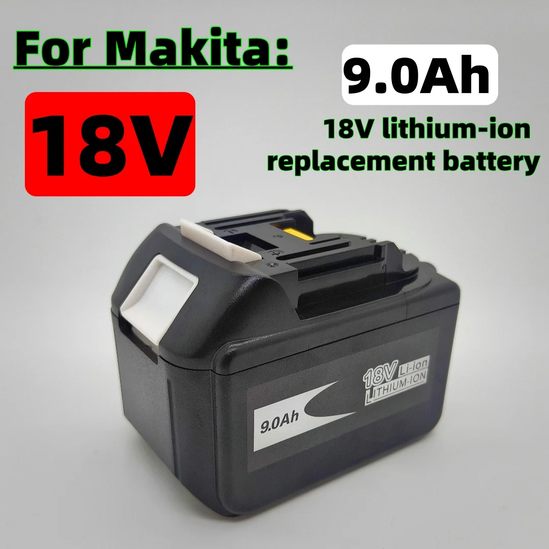 Neuer Lithium-Ionen-Akku, 18V 9,0Ah, Ersatzakku für Makita LXT400, BL1860B, BL1860 und BL1850 Serien-Elektrowerkzeuge.