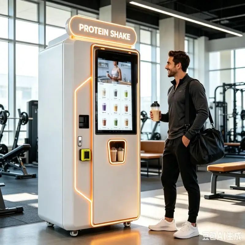 Protein Shake Vending Machine Customized Smart Fitness Drink Solution Automatic Preparation System Gym Supplement Center