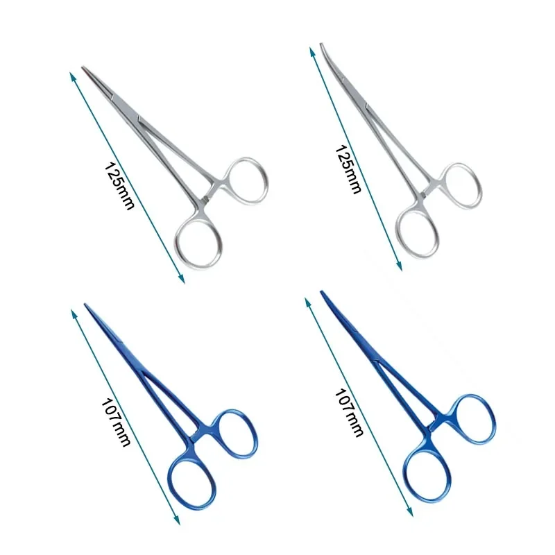 

Ophthalmic Mosquito Forceps Straight Curved Clamp Tweezers Ophthalmic Surgical Tool Titanium/Stainless