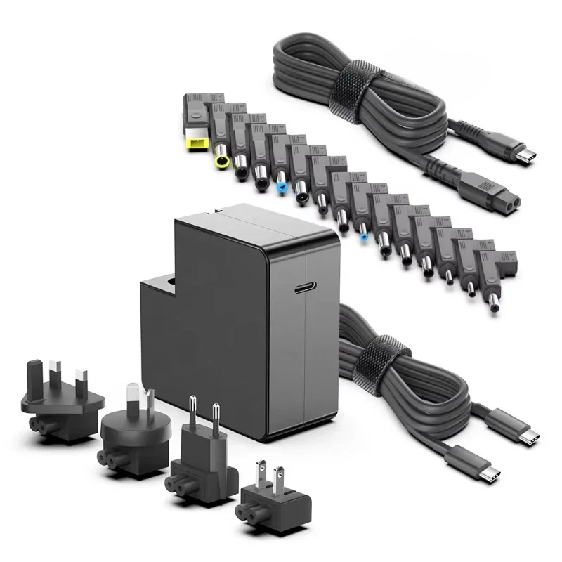 

65W Universal Laptop Adapter Charger USB Type-C Global Travel Power Adapter