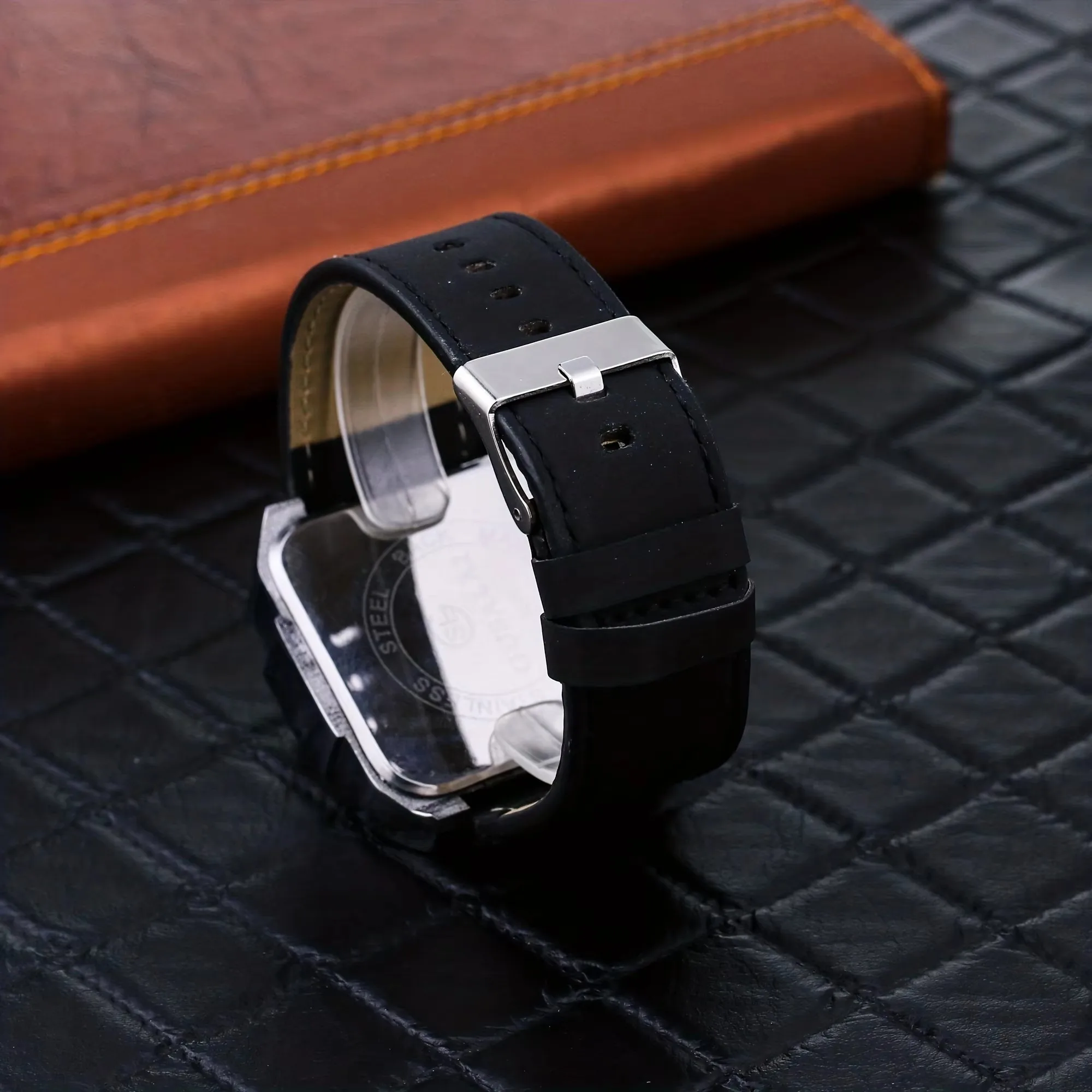 Zegarek męski Western Wild Zegarek motocyklowy Męski i damski Super duża tarcza Dominujący kwadratowy zegarek na co dzień dla par