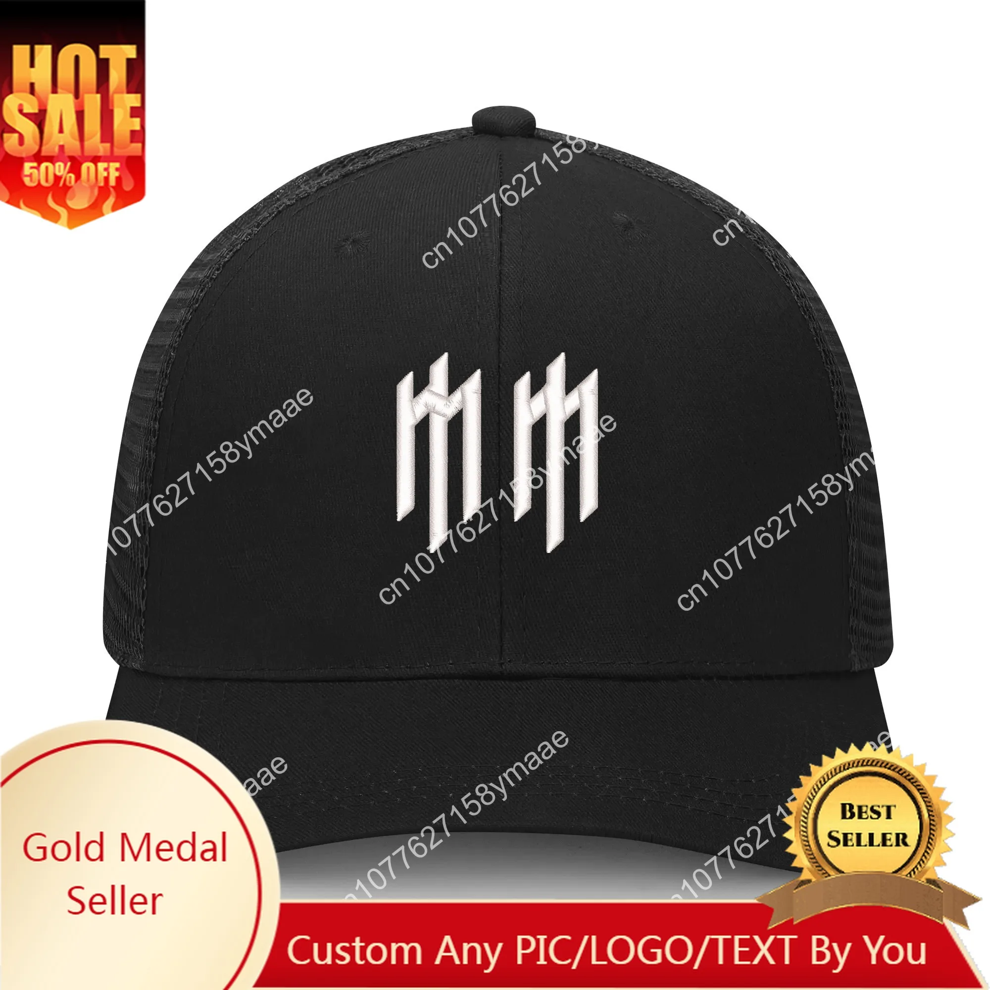 

Marilyn Manson Music Pop Embroidery Hat Mens Womens Sports Baseball Hat Hip Hop Breathable Summer Headwear Custom Made Caps Logo