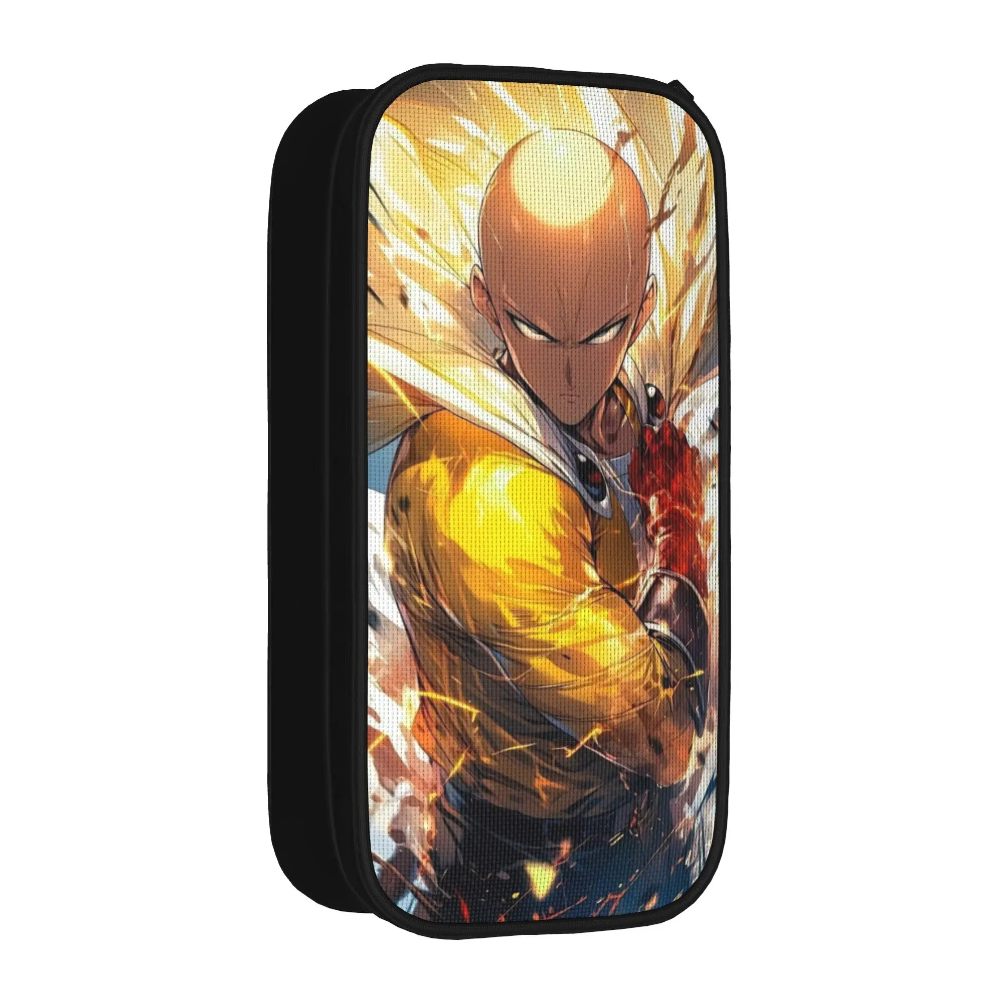 One-Punchs-Man Pencil Case Fashion Anime Bag Girl Boy Large Storage Office Gift Pencilcases