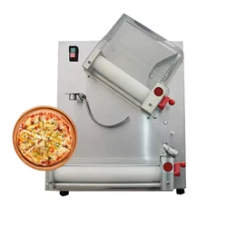 Automatic 30cm Pizza Dough Skin Maker Pressing Machine Automatic Electric Bakery Pizza Dough Roller Electric Pasta Machinery