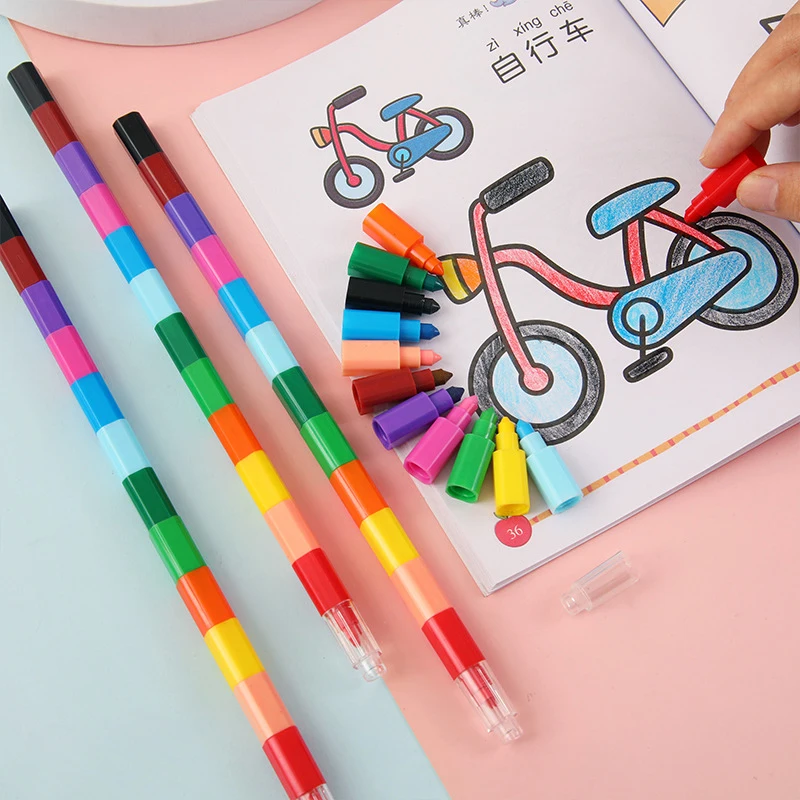 

12Colors Artist Coloring Marker Pens, Brush Dual Tip Pen Art Supplier for Manga Coloring Books Drawing Planner Scrapbook