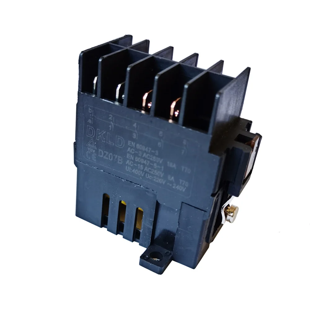 DKLD DZ07B EN60947 250V 16A  T70 Relay 8 Contacts 3 NO 8 Pins Single Phase Electromagnetic Switch