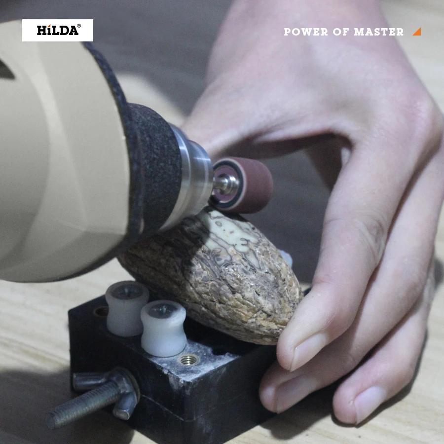 Imagem -03 - Hilda Broca Elétrica Ferramenta Rotativa Mini Máquina de Moagem Ferramentas Elétricas Velocidade Variável 400w Mini Broca Posição Ferramentas Rotativas