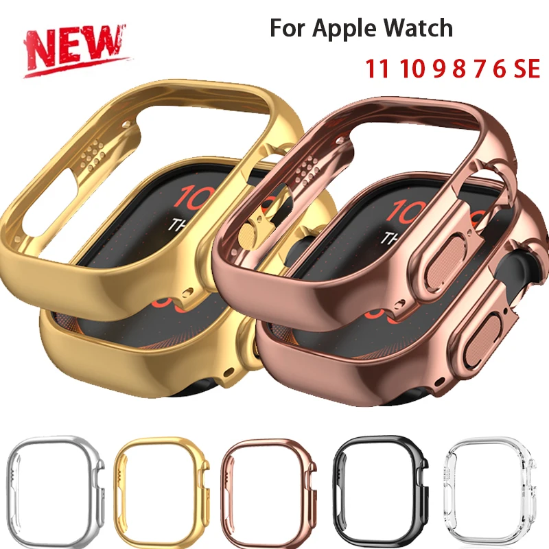 yZ[zApple Watch Series 11 10 9 8 7 6 5 4 3 Ultra 45/49mm 46 41 42mmpAʃKXȂAϏՌAS[hPCP[XیJo[